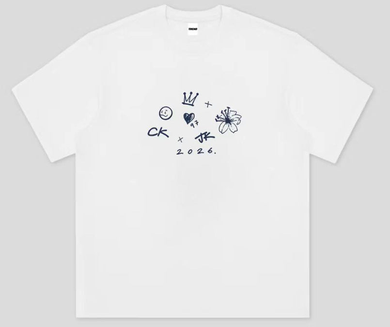 BTS JUNGKOOK CK T-SHIRTS 100% COTTON