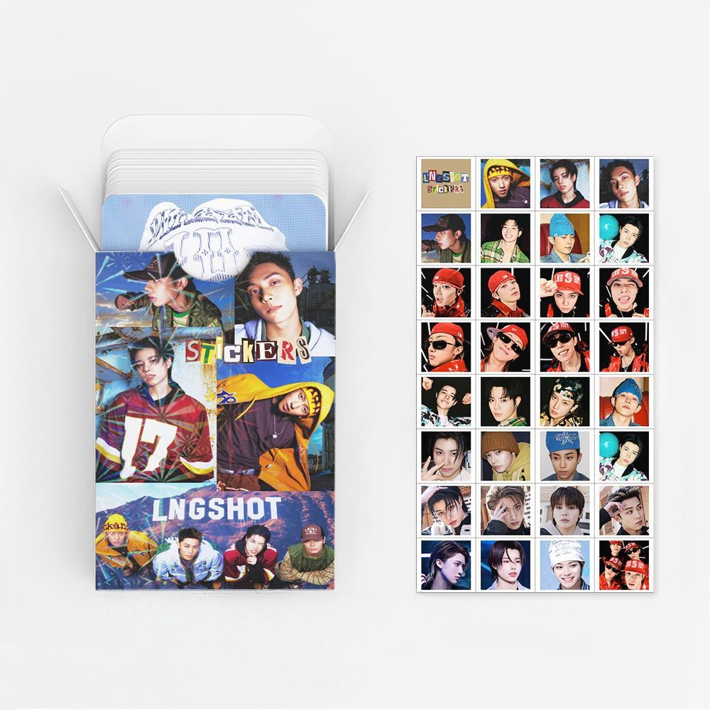 LNGSHOT PHOTOCARDS 92PCS (60 PHOTOCARDS+ 32 STICKERS)