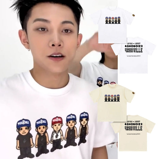 LNGSHOT T-SHIRTS 100% COTTON