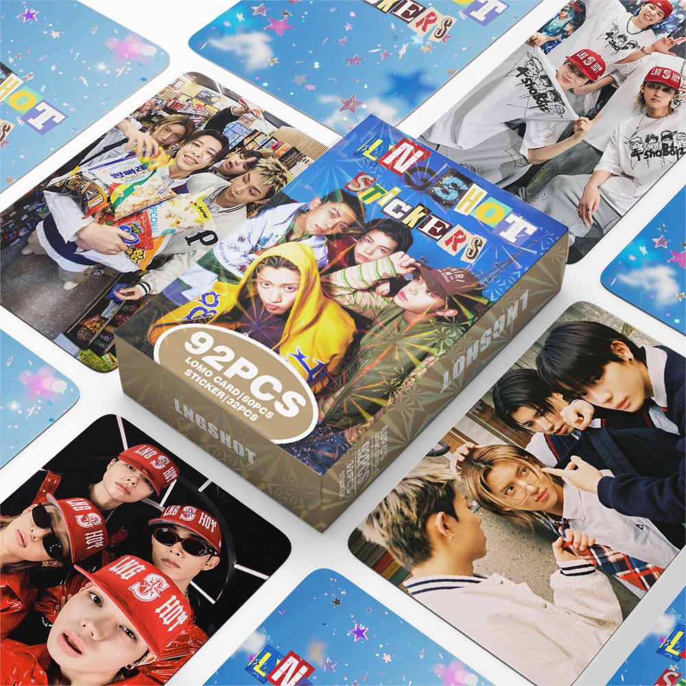 LNGSHOT PHOTOCARDS 92PCS (60 PHOTOCARDS+ 32 STICKERS)