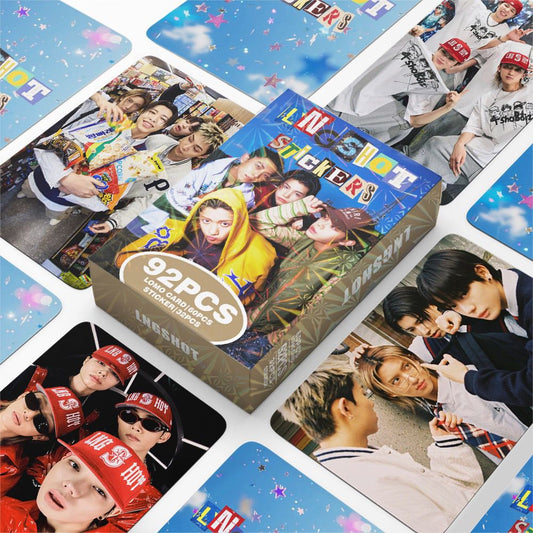 LNGSHOT PHOTOCARDS 92PCS (60 PHOTOCARDS+ 32 STICKERS)