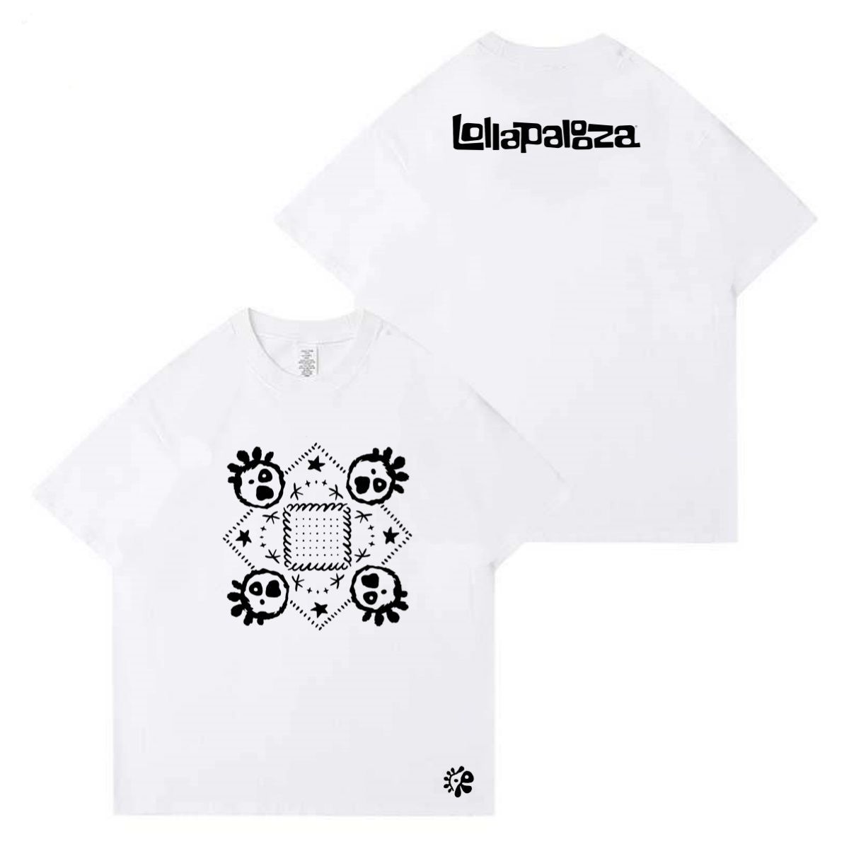CORTIS T SHIRTS LOLLAPALOOZA 100% COTTON