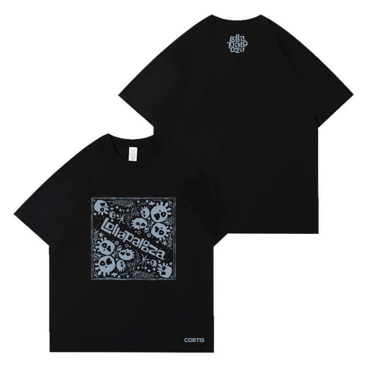 CORTIS T SHIRTS LOLLAPALOOZA 100% COTTON