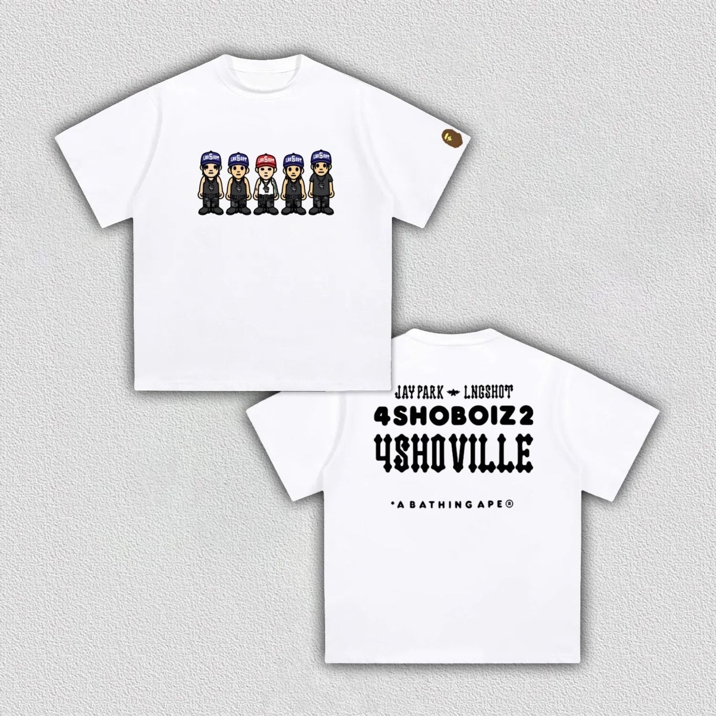 LNGSHOT T-SHIRTS 100% COTTON