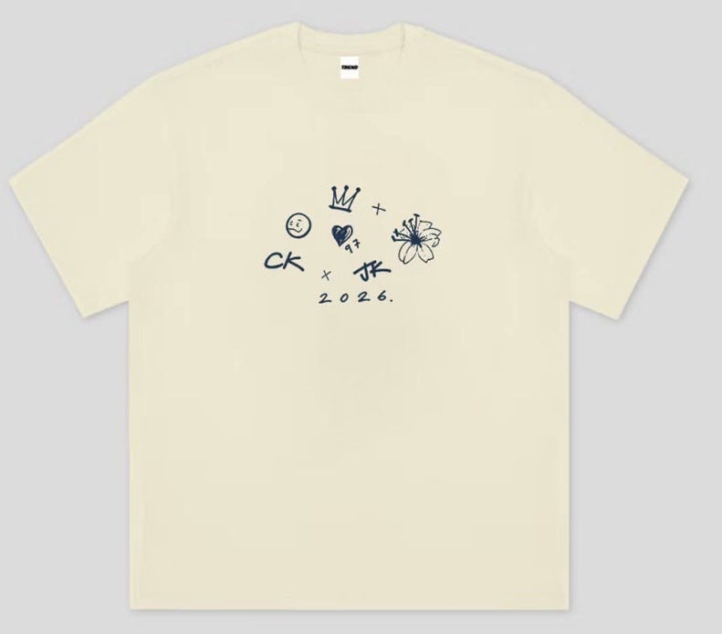 BTS JUNGKOOK CK T-SHIRTS 100% COTTON