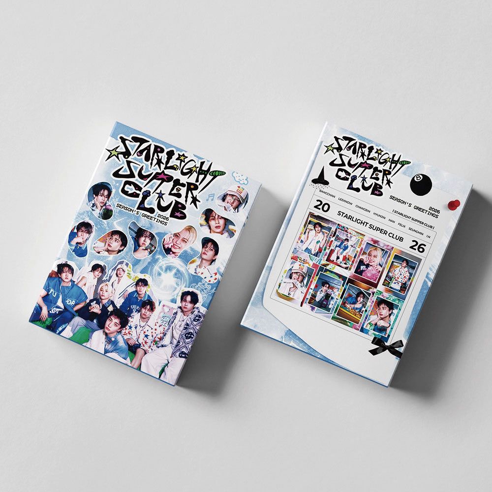 PHOTOCARDS STRAY KIDS STARLIGHT SUPER CLUB 2026 55 PÇS