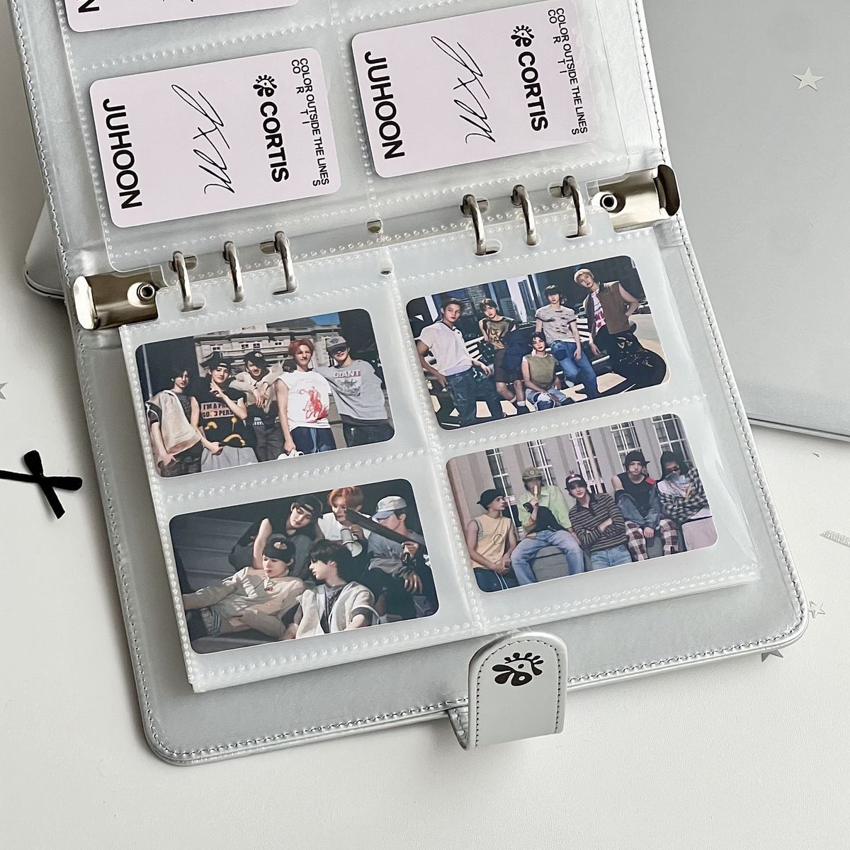 CORTIS PHOTOCARD HOLDERS BINDER + 30 PLASTIC SHEETS